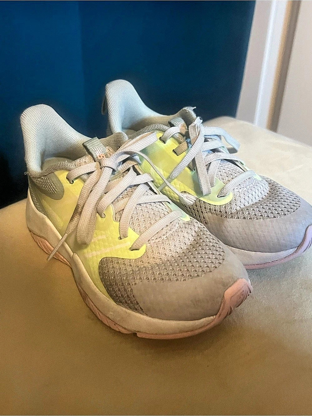 Kids New Balance Fresh Foam X 1080v12 Gray & Green US 12